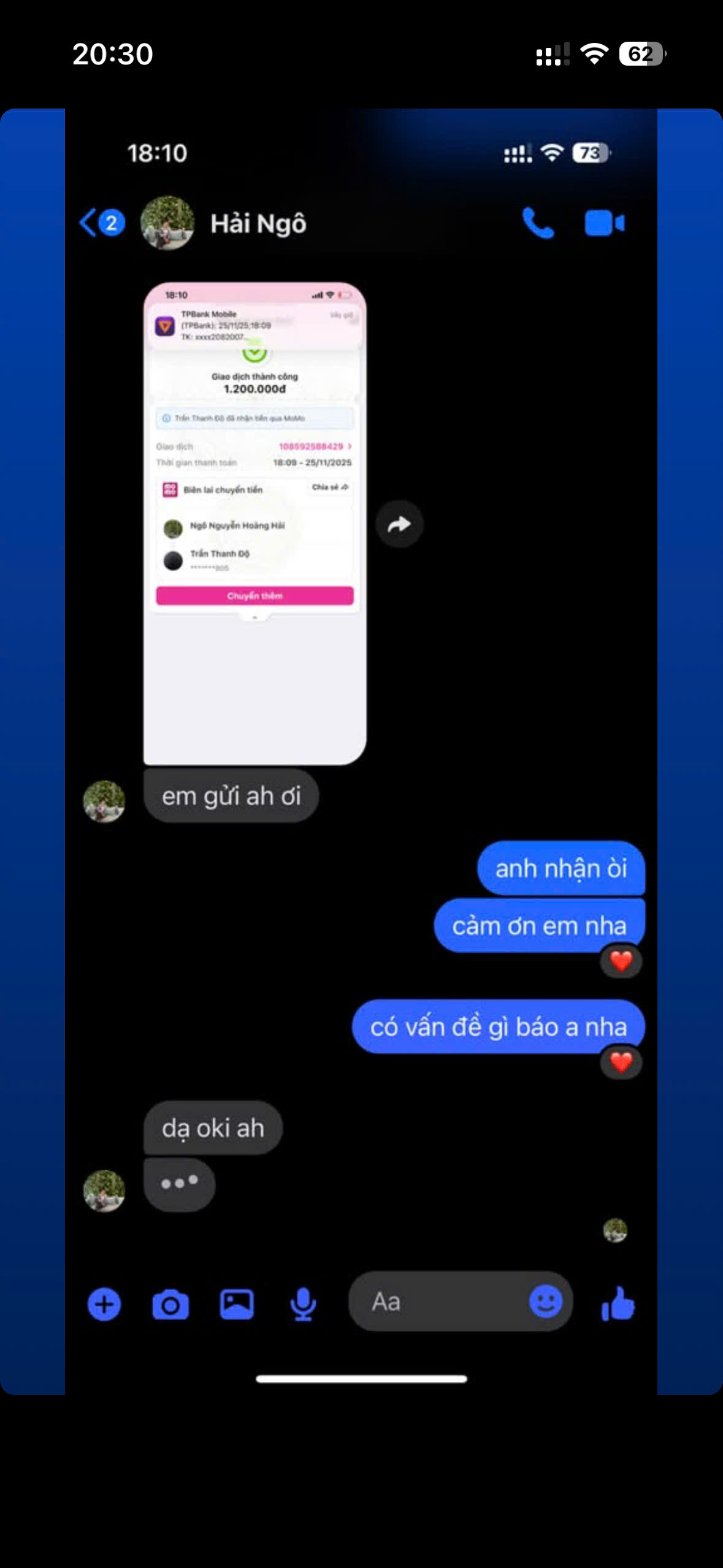 Client feedback proof