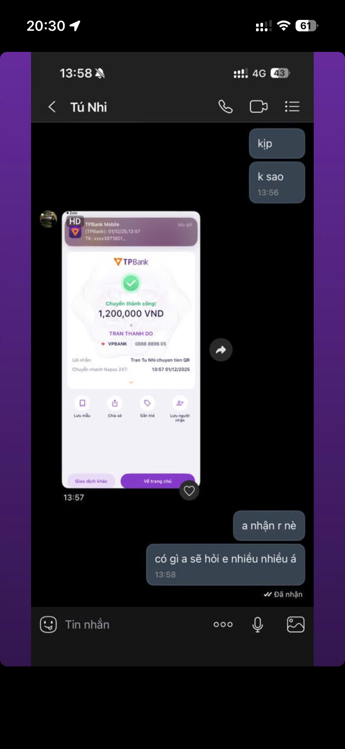 Client feedback proof