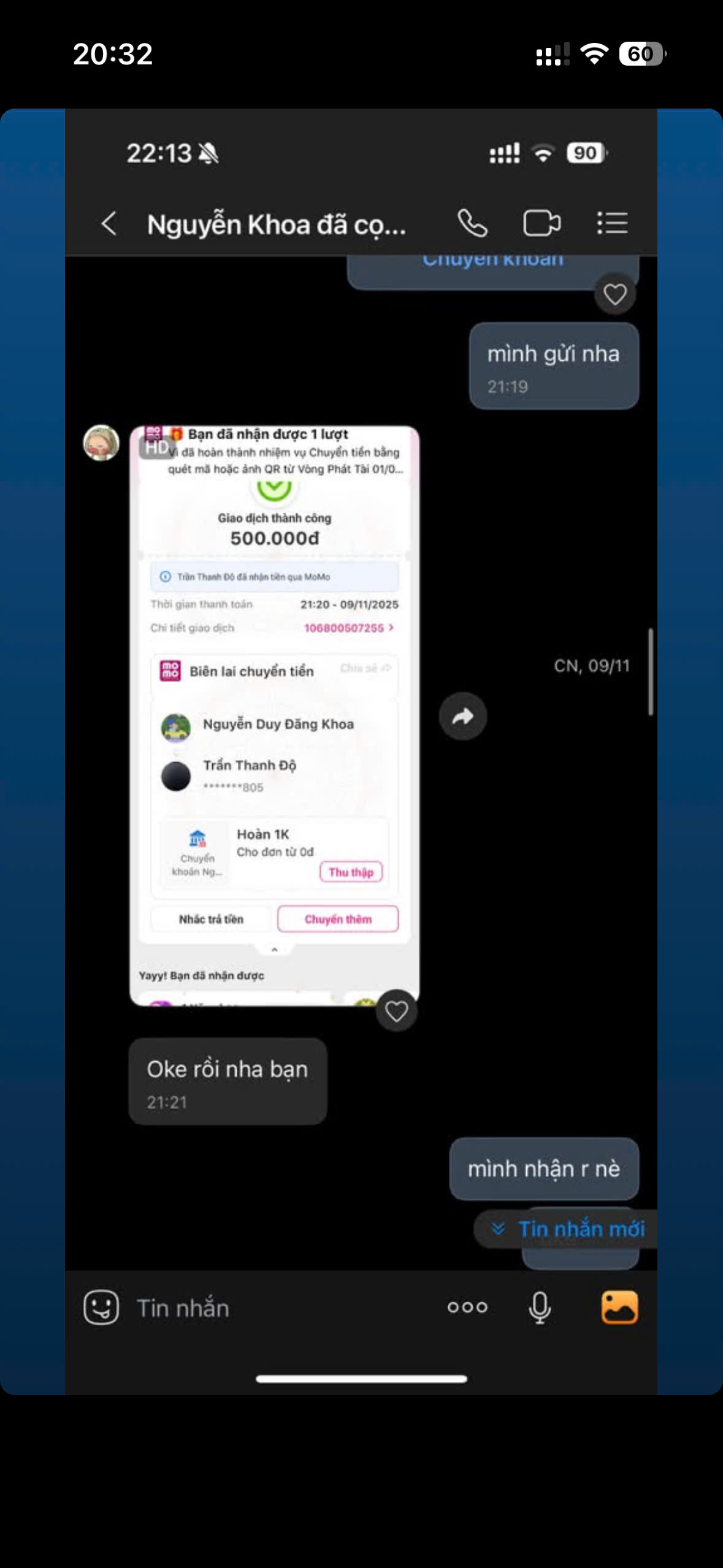 Client feedback proof