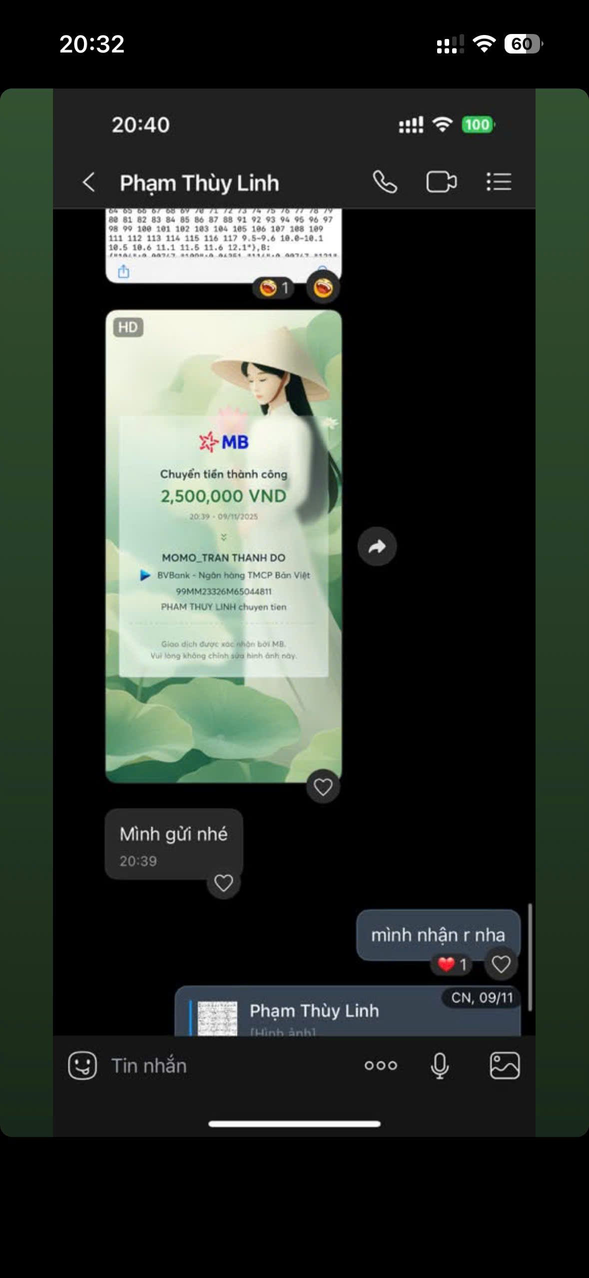 Client feedback proof