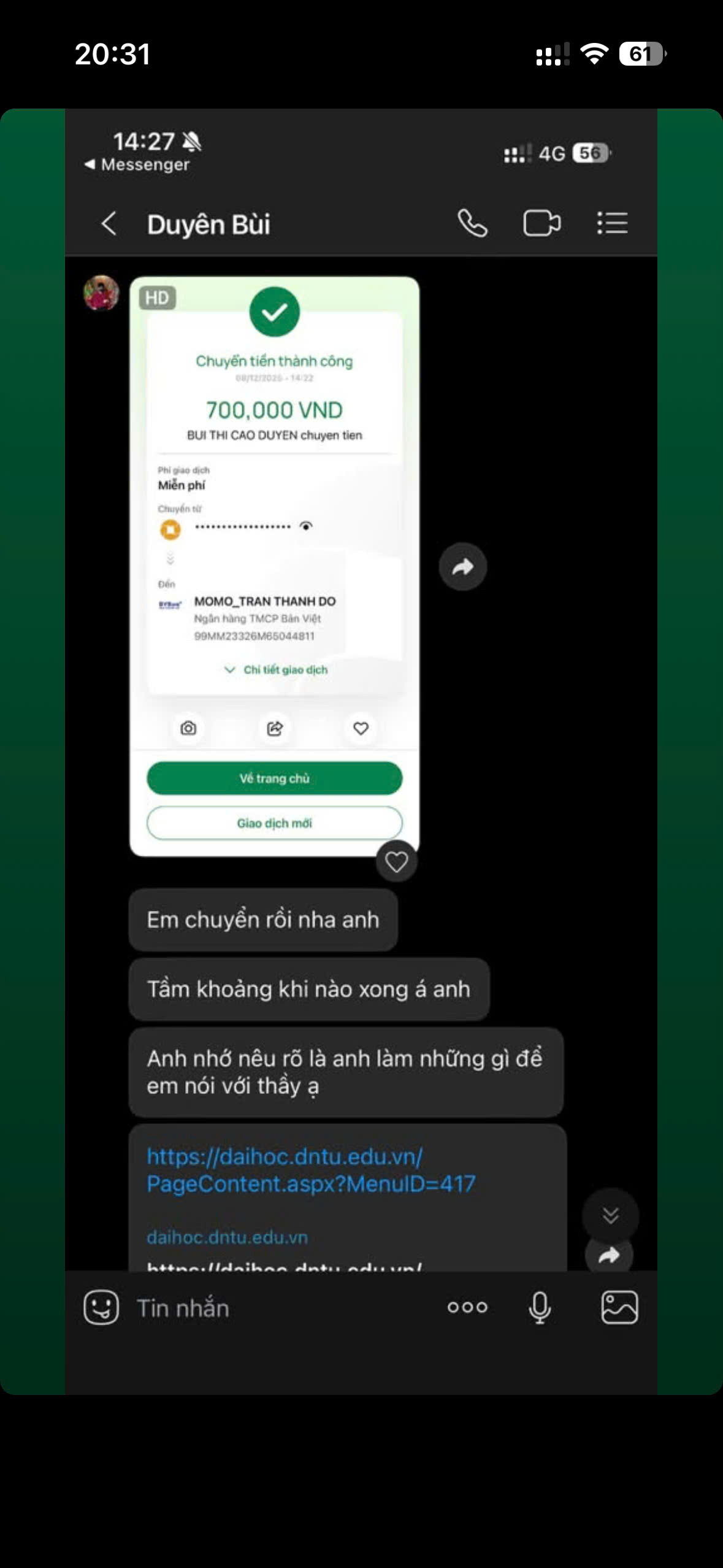 Client feedback proof
