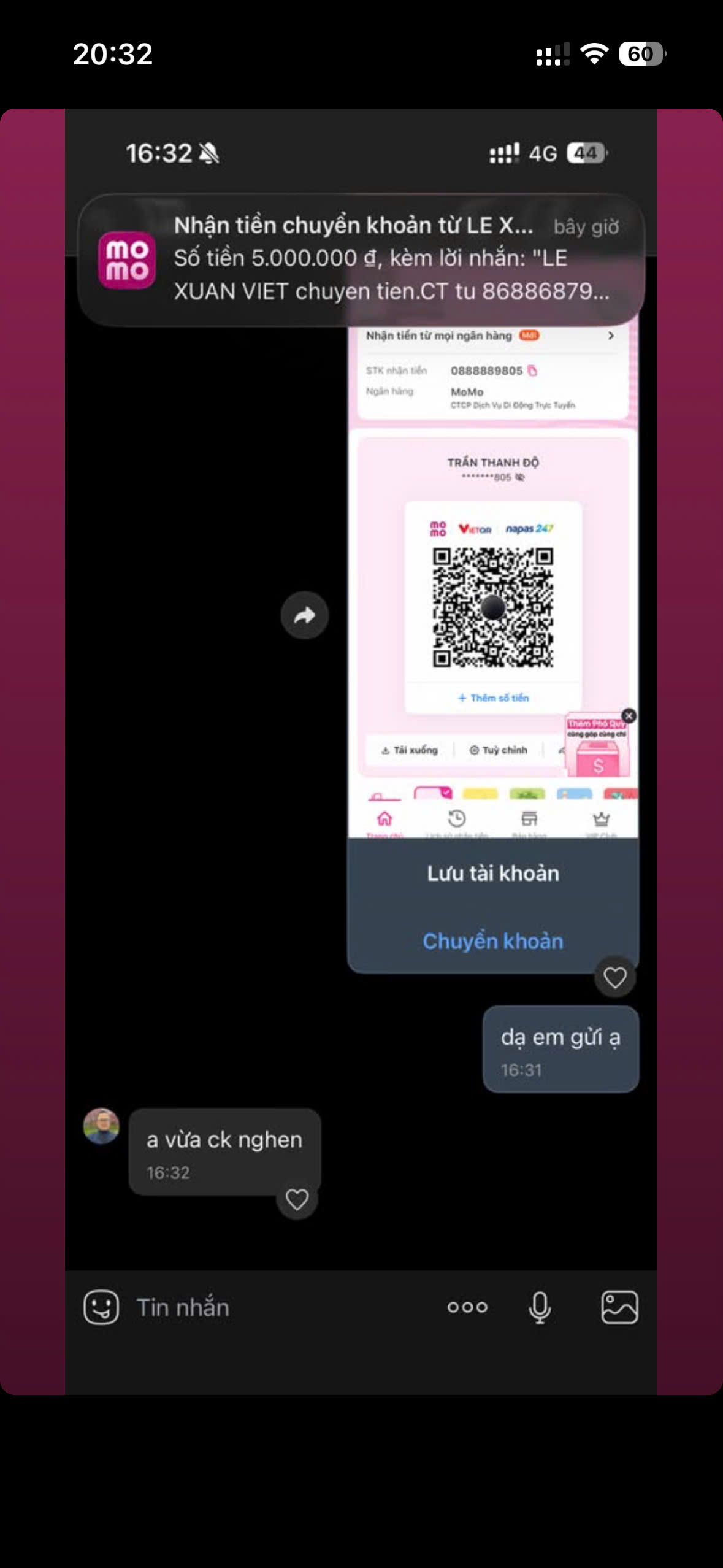 Client feedback proof