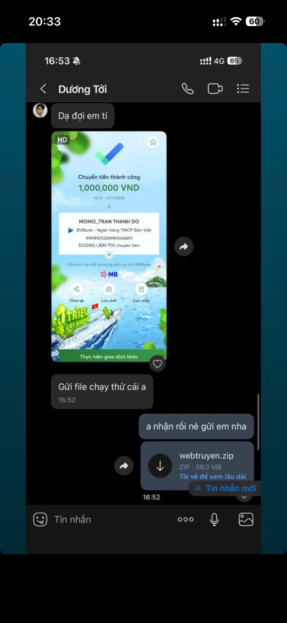 Client feedback proof